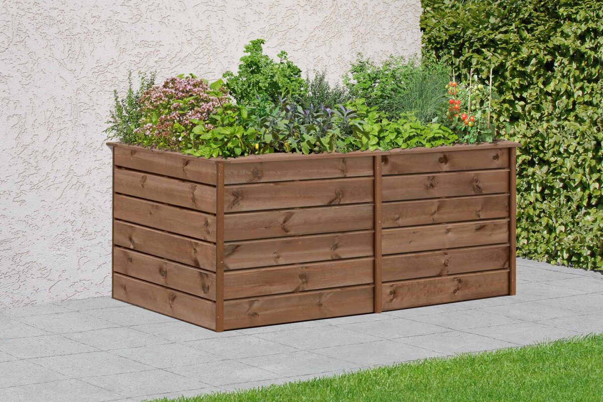 Hochbeet ALMA XL 206x103x80cm, braun