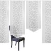 HOME WOHNIDEEN Schiebegardine "JENNA" Klettband 4 Stk. tlg. Schiebevorhang Jacquard Set - Gallery 4 HOME WOHNIDEEN Schiebegardine "JENNA" Klettband 4 Stk. tlg. Schiebevorhang Jacquard Set