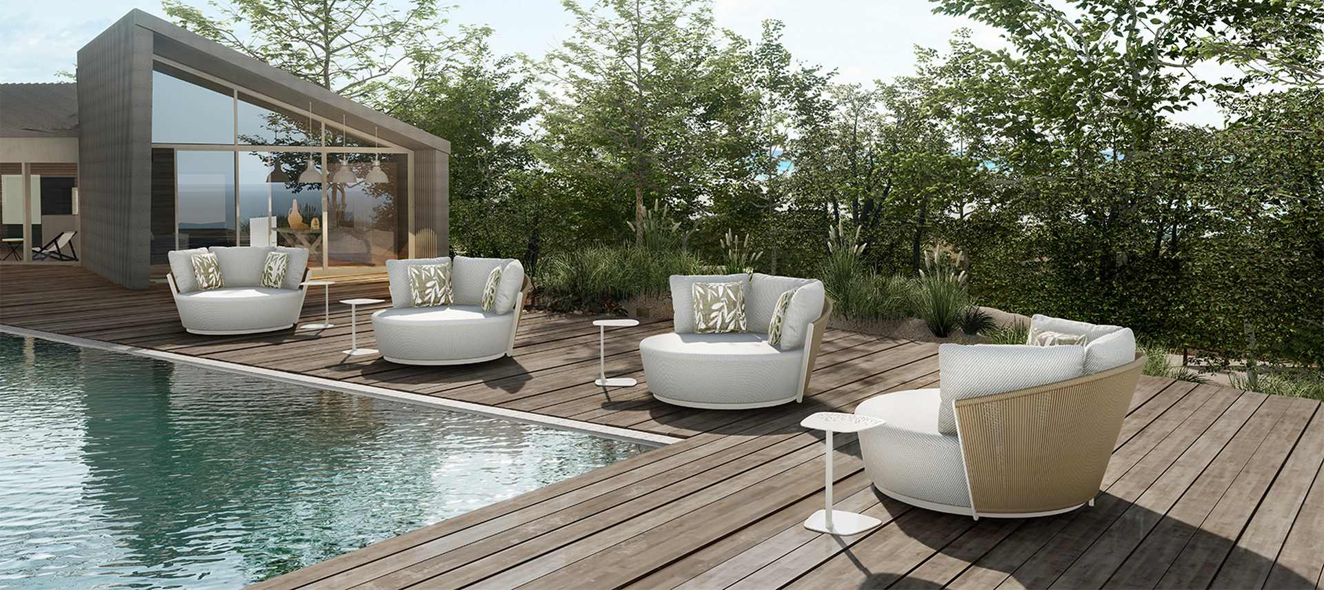 Hommy kleines Outdoor Daybed - Gallery 1 Hommy kleines Outdoor Daybed