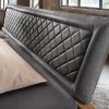 TPT Balkenbett 820 V Wildeiche 140 x 200 cm Anthrazit, gesteppt ohne - Gallery 1 TPT Balkenbett 820 V Wildeiche 140 x 200 cm Anthrazit, gesteppt ohne