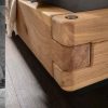 TPT Balkenbett 820 V Wildeiche 140 x 200 cm Anthrazit, gesteppt ohne - Gallery 2 TPT Balkenbett 820 V Wildeiche 140 x 200 cm Anthrazit, gesteppt ohne