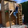 Premium Stelzenhaus Moritz mit Geräteschrank, Kletterwand und Rutsc... - Gallery 4 Premium Stelzenhaus Moritz mit Geräteschrank, Kletterwand und Rutsc...