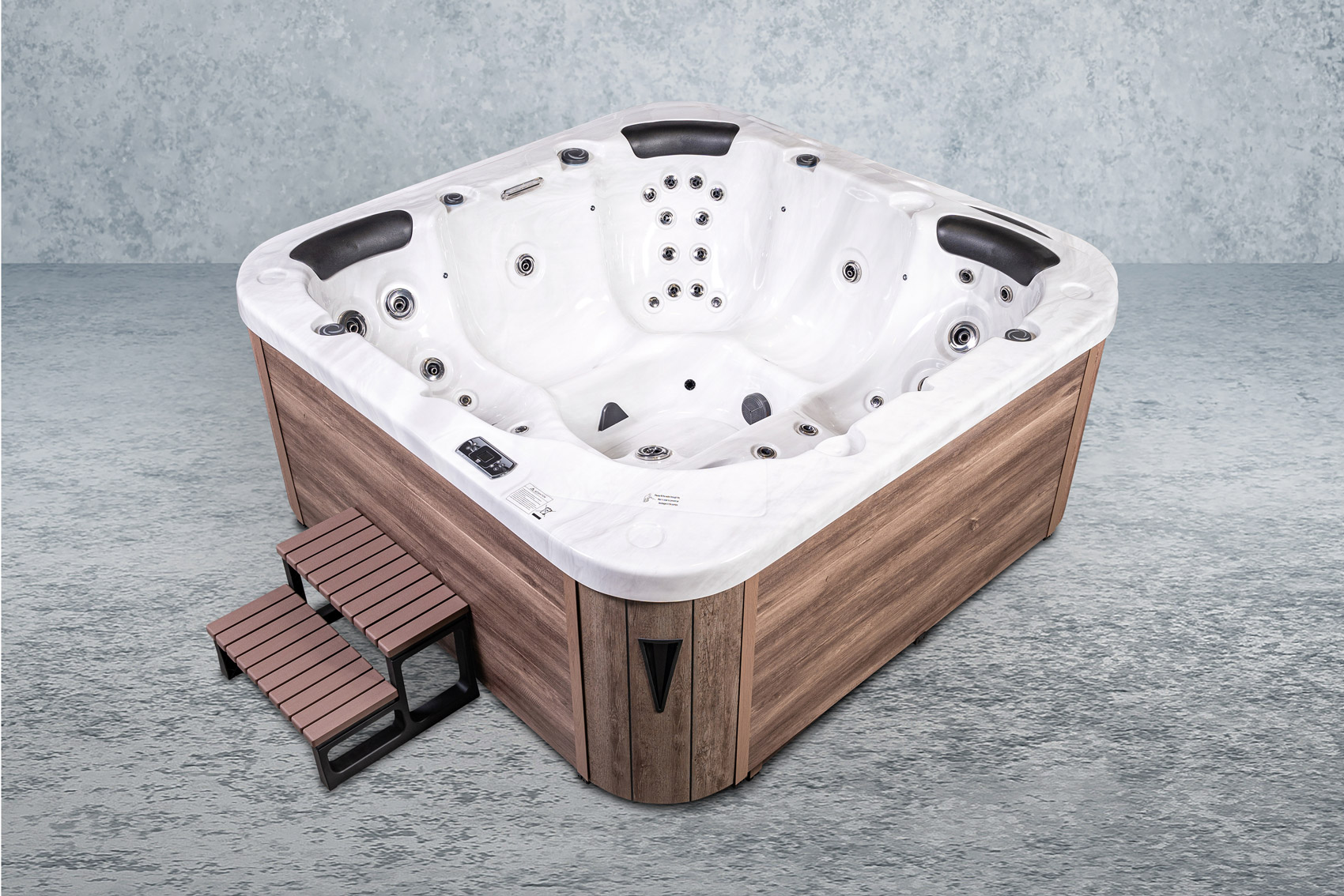American Outdoor Whirlpool Torina Sterling Silver / Brown 215x215cm