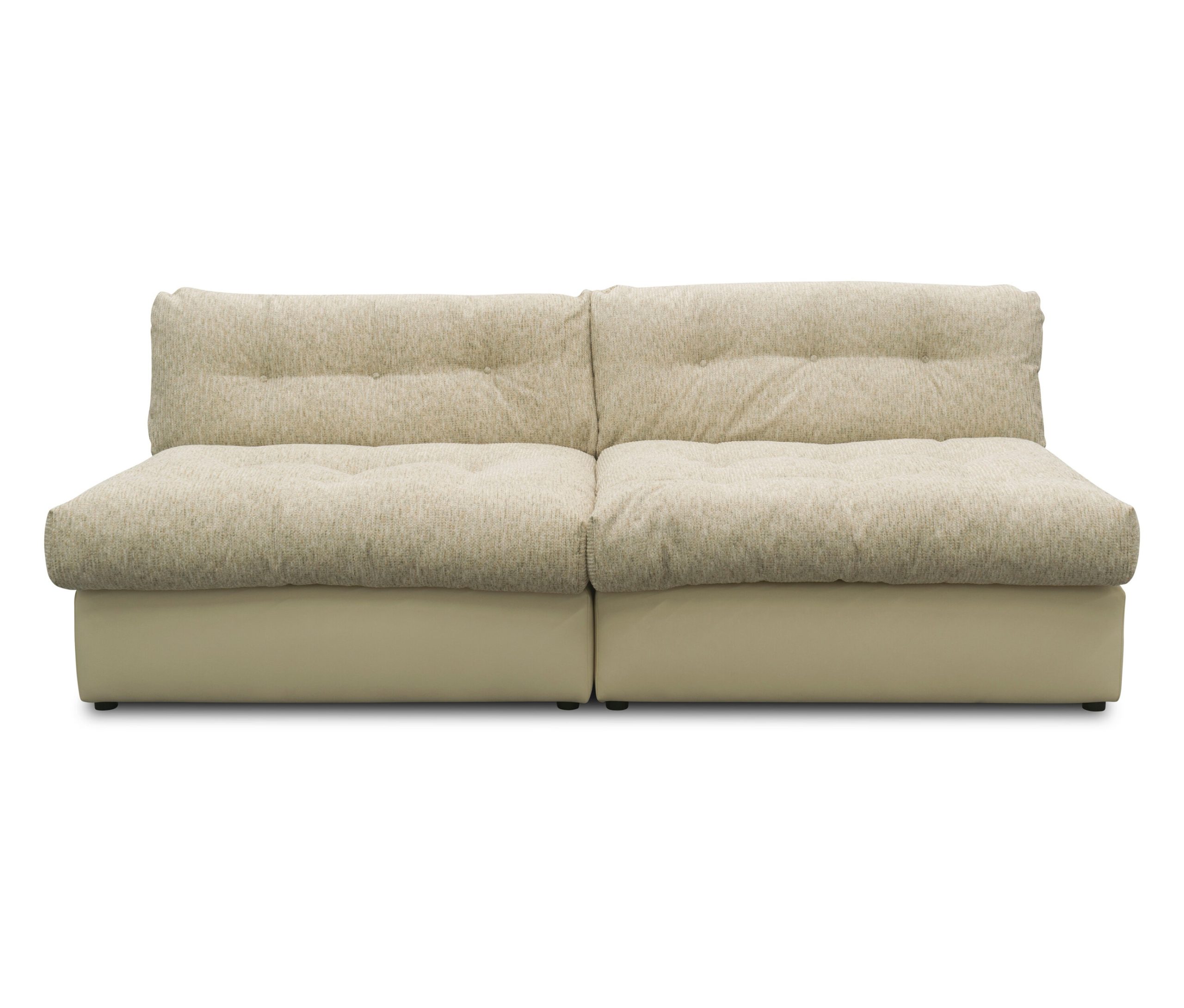 Domo Sofa »800 026« - 242x89x121cm - schwarz -