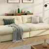 Domo Sofa »800 026« - 242x89x121cm - schwarz -