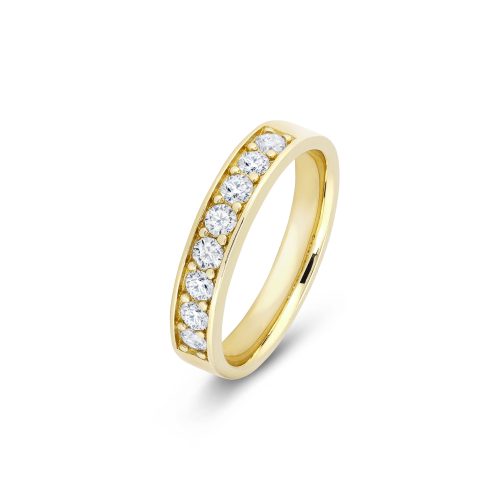 Tchibo - 585 Gold Ring - Gr. 17 - weiß