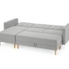 Tchibo - Federkern-Eckschlafsofa »Just Relax« mit Stauraumbank - 222x144x92cm - hellgrau