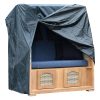 deVries Strandkorb - 140x161x160cm - dunkelblau - - Gallery 5 deVries Strandkorb - 140x161x160cm - dunkelblau -