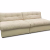 Domo Sofa »800 026« - 242x89x121cm - schwarz -
