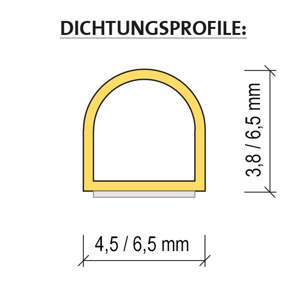 nfraworld Silikon-Profildichtung selbstklebend für Saunen und Infrarotkabinen – 4,5 x 3,8 mm (1 Rolle mit 100 m) nfraworld Silikon-Profildichtung selbstklebend für Saunen und Infrarotkabinen – 4,5 x 3,8 mm (1 Rolle mit 100 m)