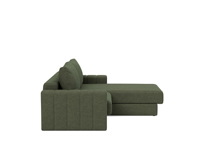 Innovation Akello Lounger Sofa mit Polsterarmlehnen 353 Taura Forest Lounger auf linker Seite