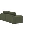 Innovation Akello Lounger Sofa mit Polsterarmlehnen 353 Taura Forest Lounger auf linker Seite