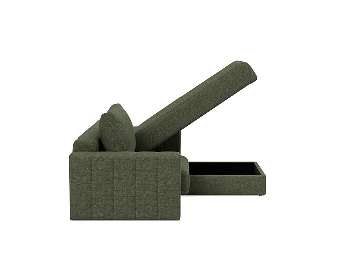Innovation Akello Lounger Sofa mit Polsterarmlehnen 353 Taura Forest Lounger auf linker Seite
