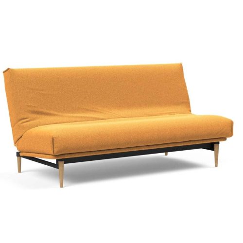 Innovation Colpus Klappsofa 140 x 200 cm | Soft Spring 536 Boucle Ochre helle Eiche Nordic Innovation Colpus Klappsofa 140 x 200 cm | Soft Spring 536 Boucle Ochre helle Eiche Nordic