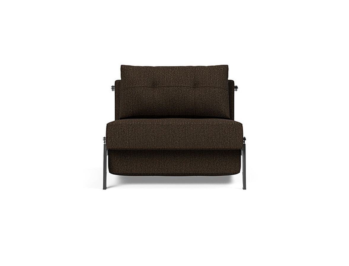 Innovation Cubed 02 Stuhl 358 Taura Choco Chrom - Gallery 1 Innovation Cubed 02 Stuhl 358 Taura Choco Chrom