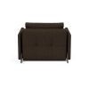 Innovation Cubed 02 Stuhl mit Armlehnen 358 Taura Choco