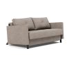 Innovation Cubed 02 140 Klappsofa mit Armlehnen 472 Yuveno Warm Grey