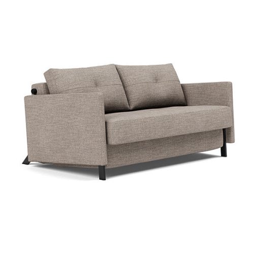 Innovation Cubed 02 140 Klappsofa mit Armlehnen 472 Yuveno Warm Grey