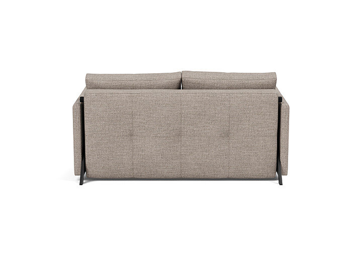 Innovation Cubed 02 140 Klappsofa mit Armlehnen 472 Yuveno Warm Grey