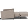 Innovation Cubed 02 140 Klappsofa mit Armlehnen 472 Yuveno Warm Grey