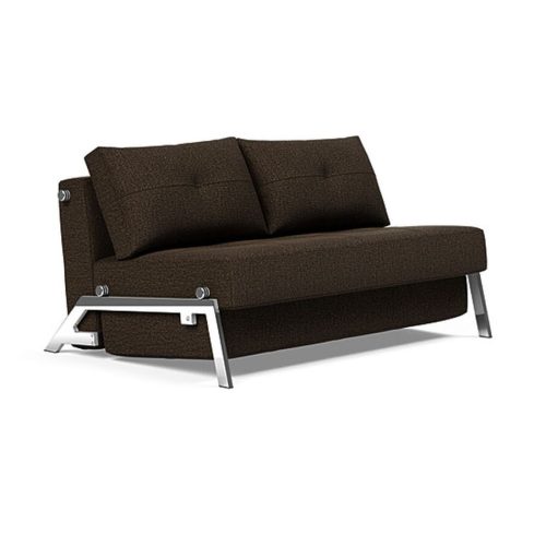 Innovation Cubed 02 140 Klappsofa 358 Taura Choco Chrom Innovation Cubed 02 140 Klappsofa 358 Taura Choco Chrom