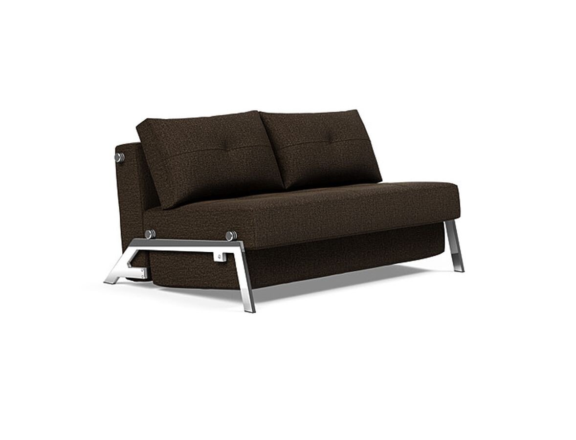 Innovation Cubed 02 140 Klappsofa 358 Taura Choco Chrom Innovation Cubed 02 140 Klappsofa 358 Taura Choco Chrom