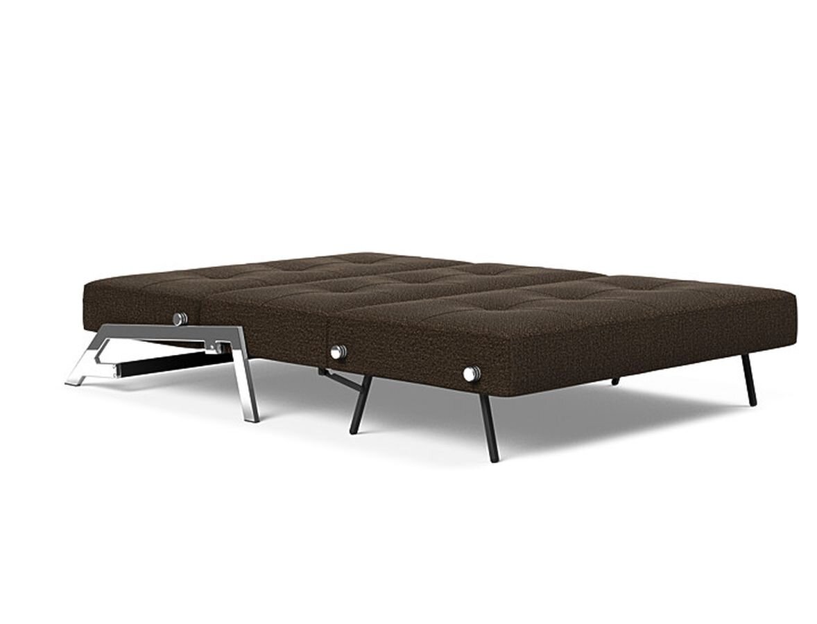 Innovation Cubed 02 140 Klappsofa 358 Taura Choco Chrom - Gallery 7 Innovation Cubed 02 140 Klappsofa 358 Taura Choco Chrom