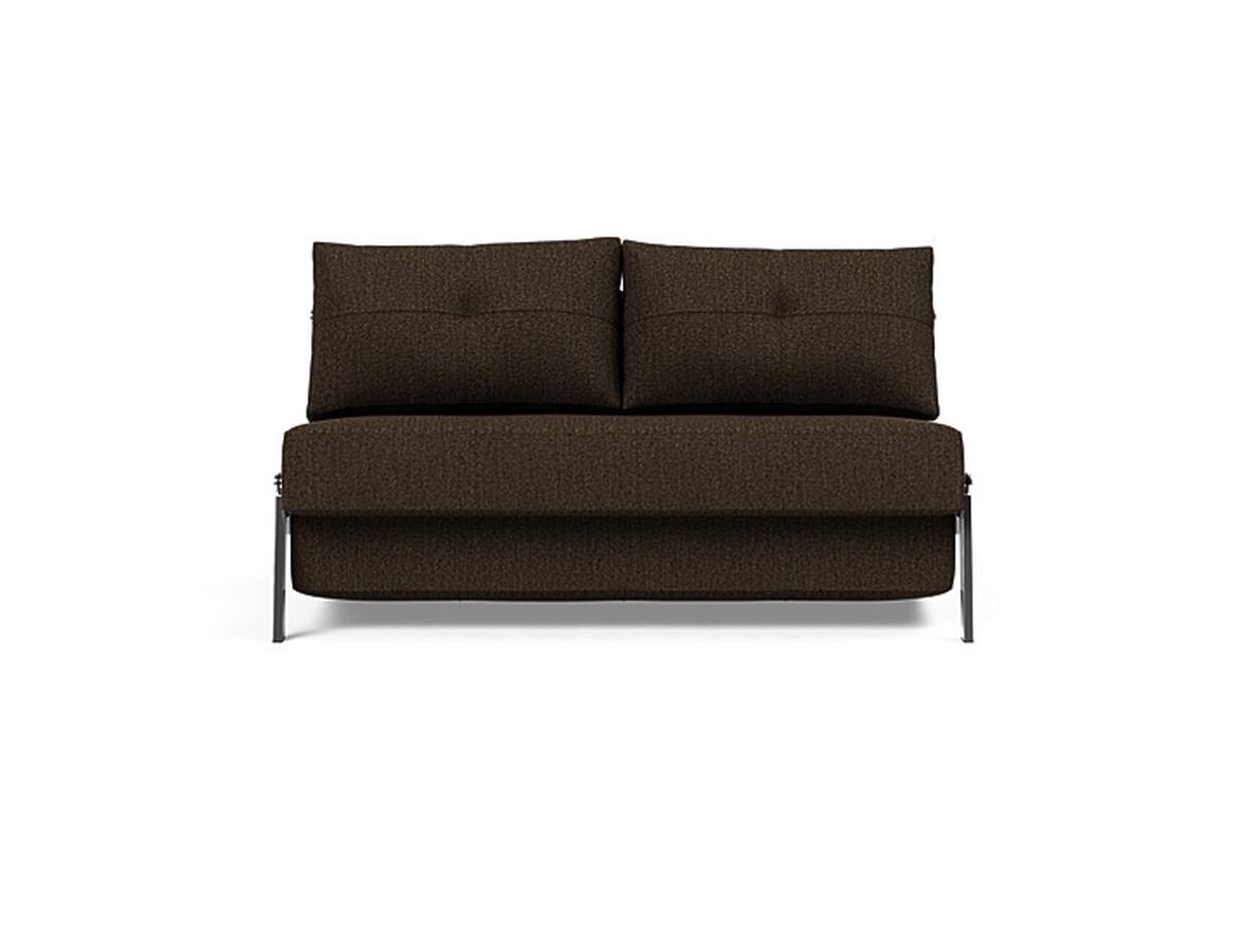 Innovation Cubed 02 140 Klappsofa 358 Taura Choco Chrom - Gallery 1 Innovation Cubed 02 140 Klappsofa 358 Taura Choco Chrom