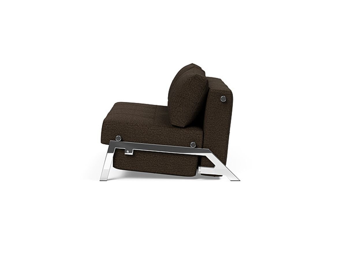 Innovation Cubed 02 140 Klappsofa 358 Taura Choco Chrom - Gallery 2 Innovation Cubed 02 140 Klappsofa 358 Taura Choco Chrom