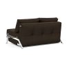 Innovation Cubed 02 140 Klappsofa 358 Taura Choco Chrom - Gallery 4 Innovation Cubed 02 140 Klappsofa 358 Taura Choco Chrom