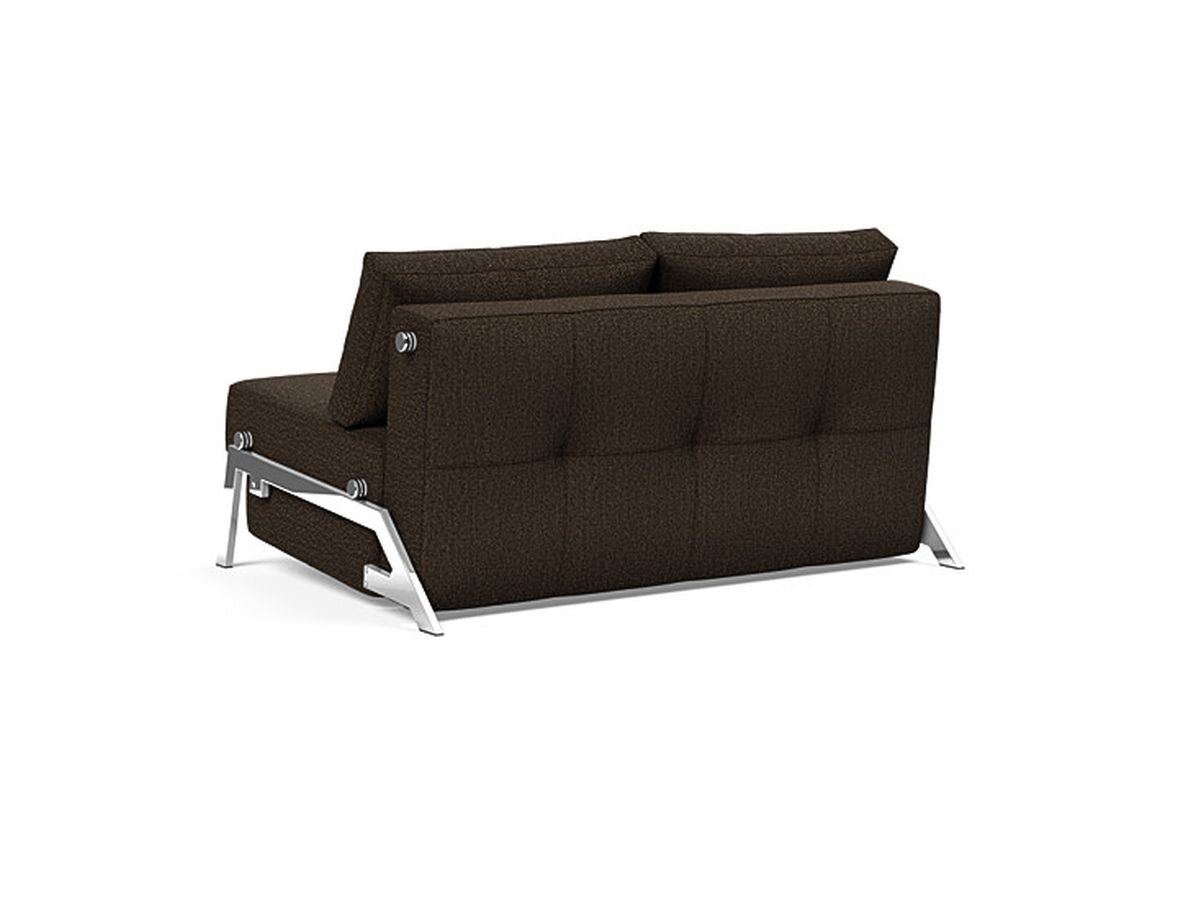 Innovation Cubed 02 140 Klappsofa 358 Taura Choco Chrom - Gallery 4 Innovation Cubed 02 140 Klappsofa 358 Taura Choco Chrom