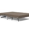 Innovation Cubed 02 140 Klappsofa 411 Esina Cedar Brown Chrom