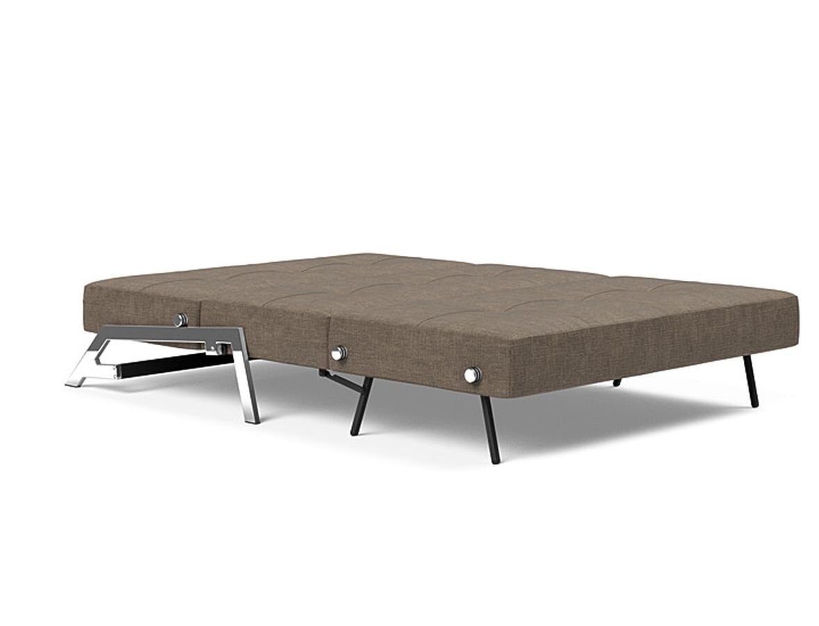 Innovation Cubed 02 140 Klappsofa 411 Esina Cedar Brown Chrom