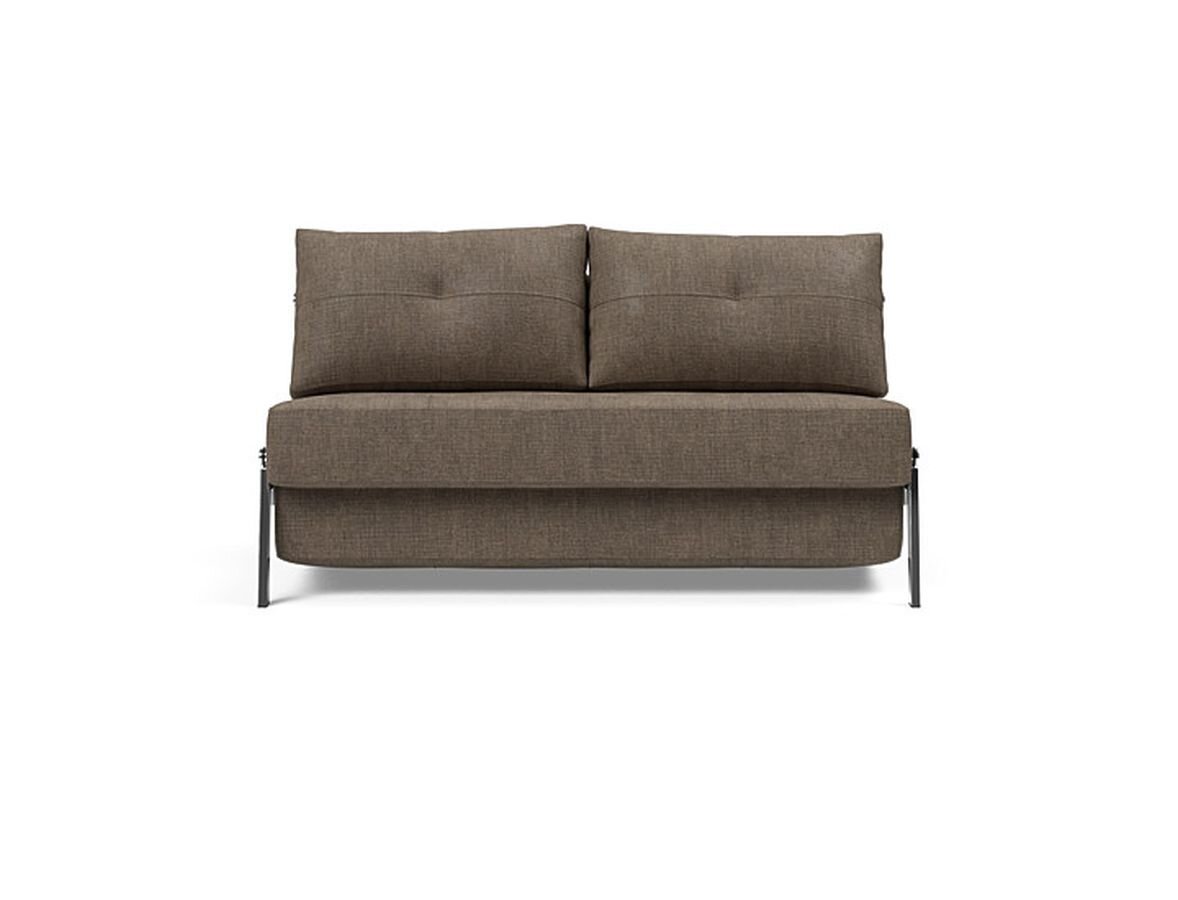 Innovation Cubed 02 140 Klappsofa 411 Esina Cedar Brown Chrom