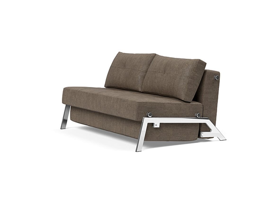 Innovation Cubed 02 140 Klappsofa 411 Esina Cedar Brown Chrom