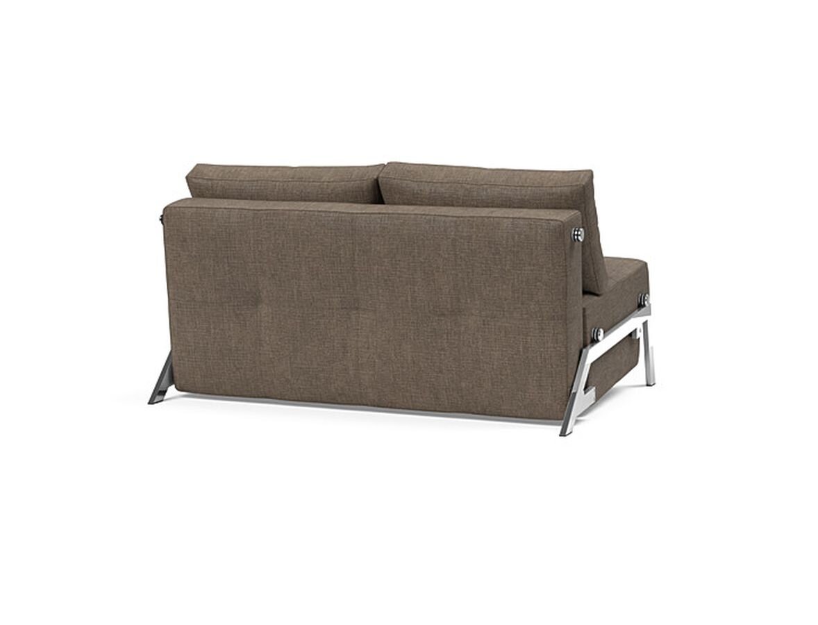 Innovation Cubed 02 140 Klappsofa 411 Esina Cedar Brown Chrom