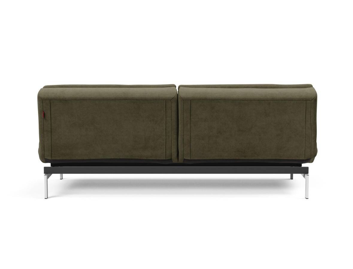 Innovation Dublexo Klappsofa 316 Cordufine, Pine Green Chrom / Mattschwarz