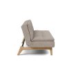 Innovation Dublexo Klappsofa 472 Yuveno Warm Grey Eik Eiche / Gestell schwarz