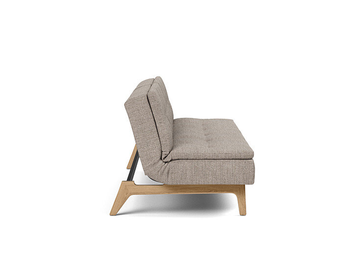 Innovation Dublexo Klappsofa 472 Yuveno Warm Grey Eik Eiche / Gestell schwarz