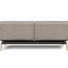 Innovation Dublexo Klappsofa 472 Yuveno Warm Grey Eik Eiche / Gestell schwarz