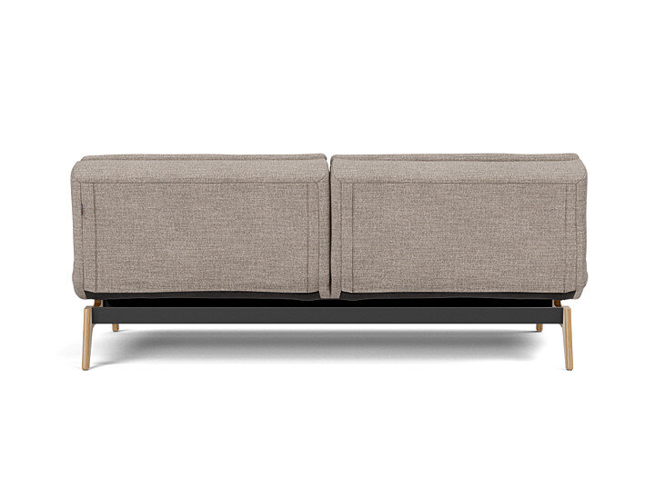 Innovation Dublexo Klappsofa 472 Yuveno Warm Grey Eik Eiche / Gestell schwarz