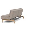Innovation Dublexo Klappsofa 472 Yuveno Warm Grey Eik Eiche / Gestell schwarz