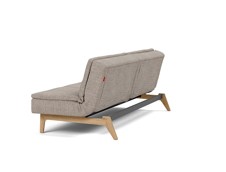 Innovation Dublexo Klappsofa 472 Yuveno Warm Grey Eik Eiche / Gestell schwarz