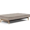 Innovation Dublexo Klappsofa 472 Yuveno Warm Grey Eik Eiche / Gestell schwarz