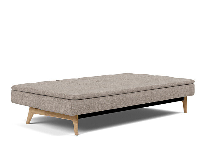 Innovation Dublexo Klappsofa 472 Yuveno Warm Grey Eik Eiche / Gestell schwarz