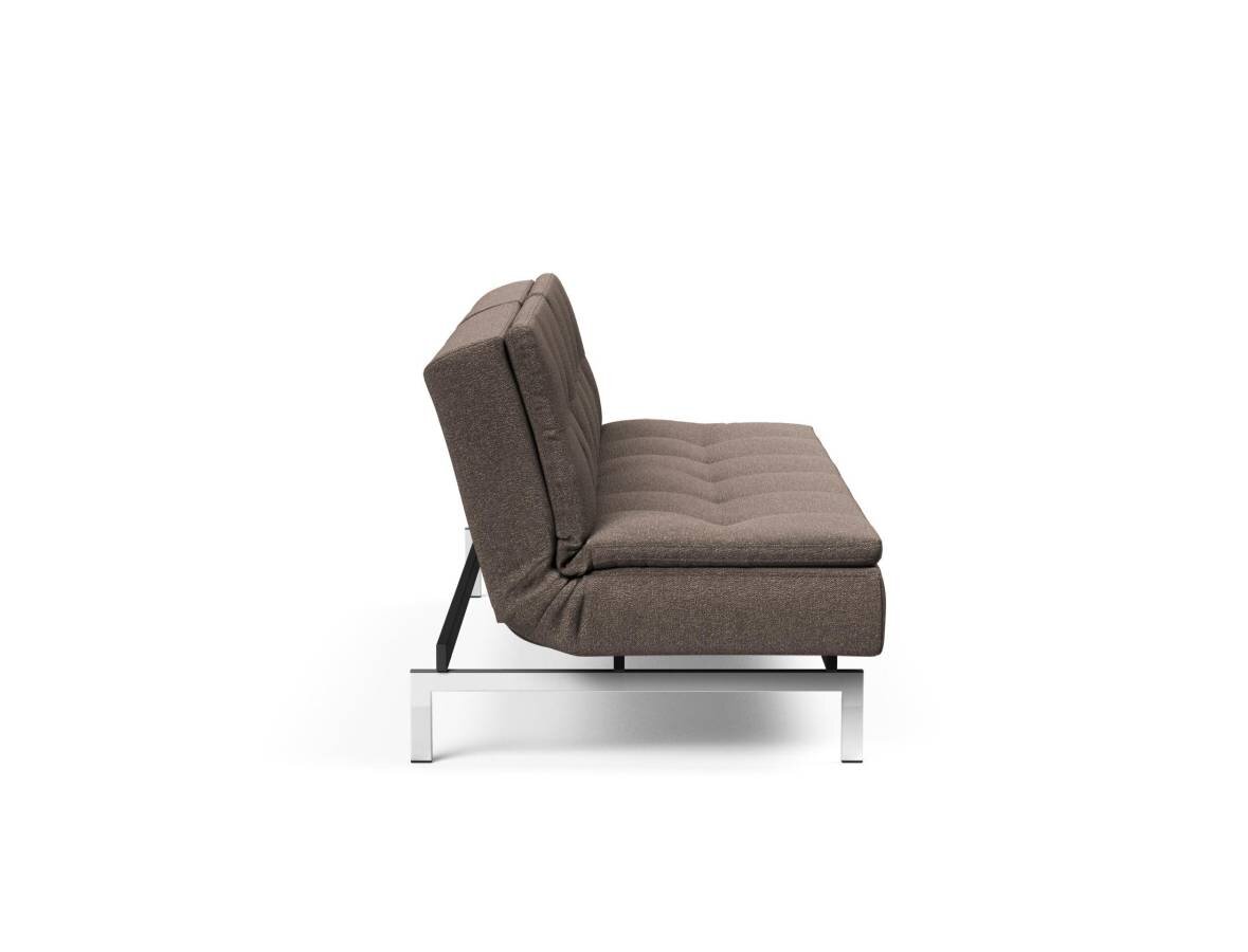 Innovation Dublexo Klappsofa 530 Bouclé Taupe Chrom / Mattschwarz - Gallery 2 Innovation Dublexo Klappsofa 530 Bouclé Taupe Chrom / Mattschwarz
