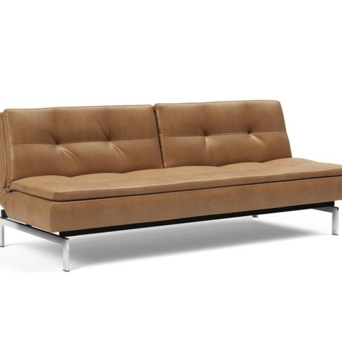 Innovation Dublexo Klappsofa 551 Faunal Brown Chrom / Mattschwarz Innovation Dublexo Klappsofa 551 Faunal Brown Chrom / Mattschwarz