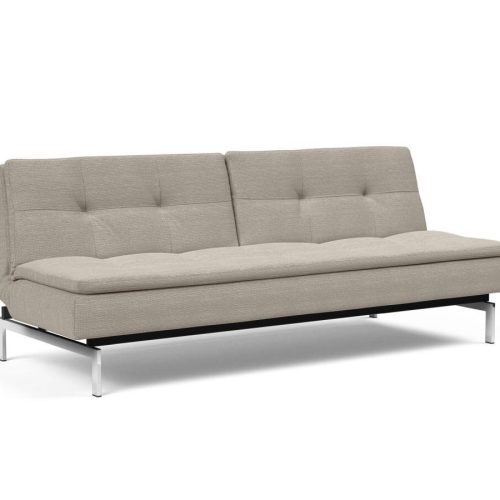 Innovation Dublexo Klappsofa 579 Kenya Gravel Chrom / Mattschwarz Innovation Dublexo Klappsofa 579 Kenya Gravel Chrom / Mattschwarz