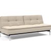 Innovation Dublexo Klappsofa 586 Phobos Latte Chrom / Mattschwarz Innovation Dublexo Klappsofa 586 Phobos Latte Chrom / Mattschwarz
