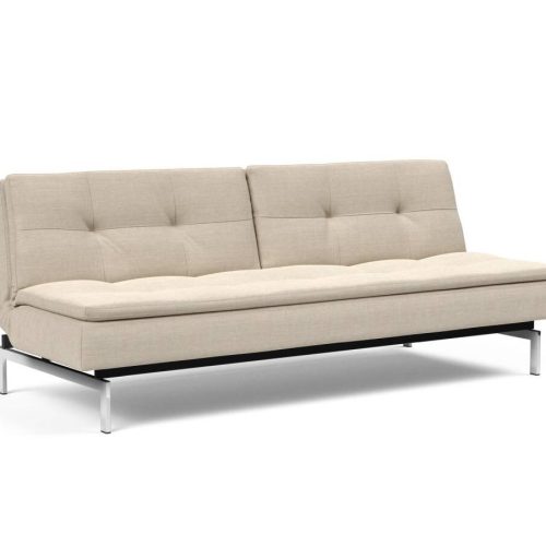 Innovation Dublexo Klappsofa 586 Phobos Latte Chrom / Mattschwarz Innovation Dublexo Klappsofa 586 Phobos Latte Chrom / Mattschwarz